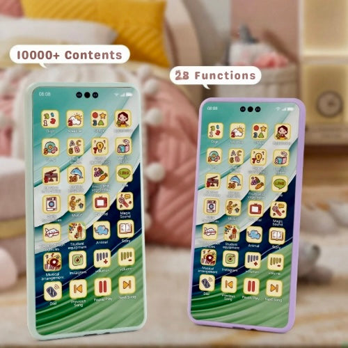 Toddler Learning Toy Phone – Interactive Stories, Music &amp; Early English Education