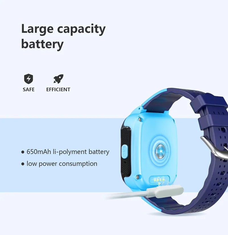 Next-Gen Kids Smart Watch – 4G, GPS, Video Call, Waterproof &amp; Temperature Monitor