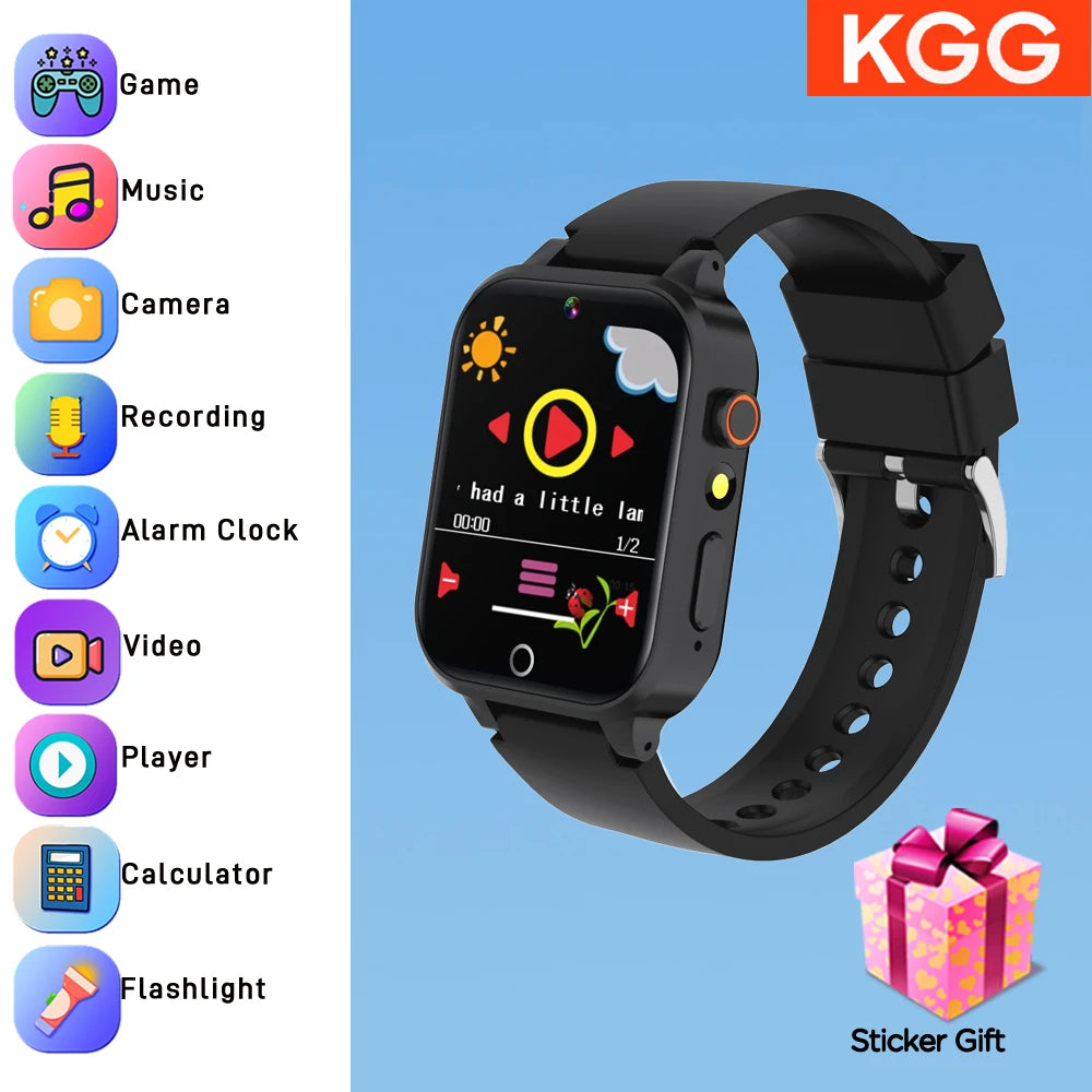 Advanced Kids Smart Watch – Games, Music Player, Video, Habit Tracker &amp; Alarm Clock