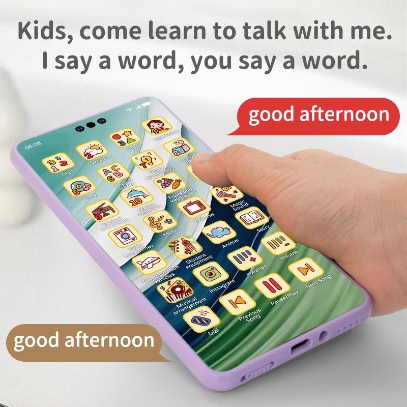 Toddler Learning Toy Phone – Interactive Stories, Music &amp; Early English Education