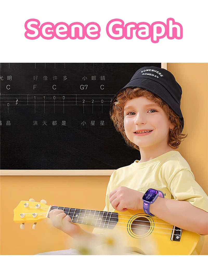 Smart Learning Watch for Kids – HD Touch Screen, Music, Games &amp; App Connection