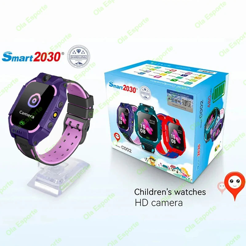 Kids Smart Watch 2G – GPS, SOS, SIM Card, Video Call, Camera &amp; Waterproof