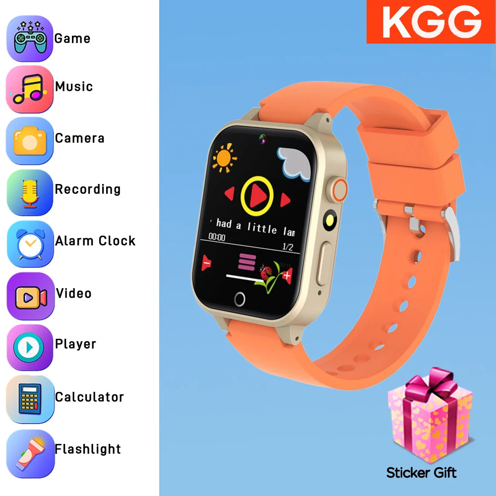 Advanced Kids Smart Watch – Games, Music Player, Video, Habit Tracker &amp; Alarm Clock