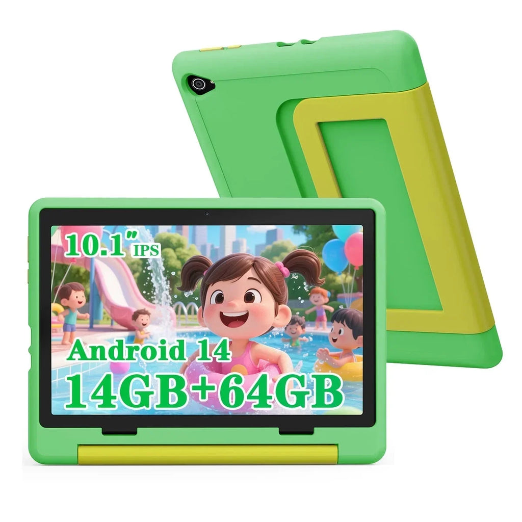Children's Smart Tablet – 10 Inch Display, Android 15, Octa Core, WiFi, 5000mAh Battery &amp; Parental Features