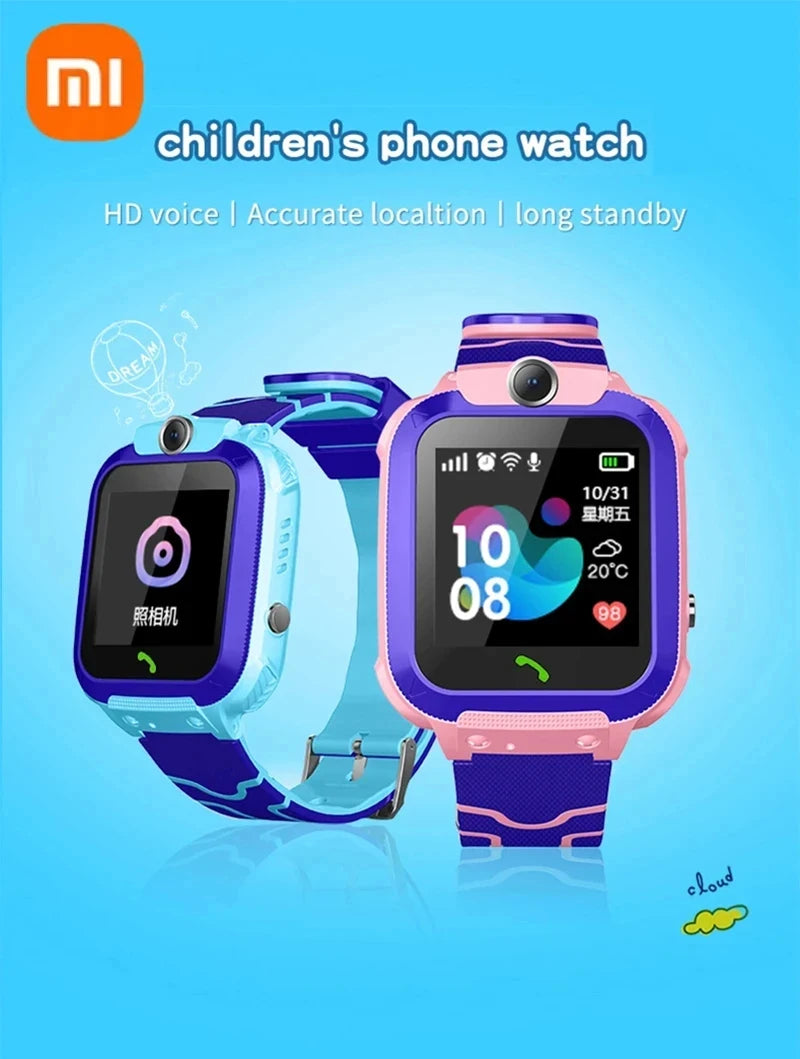 Kids Smart Watch – SOS, GPS Location, SIM Card Call, Camera &amp; Waterproof | iOS &amp; Android