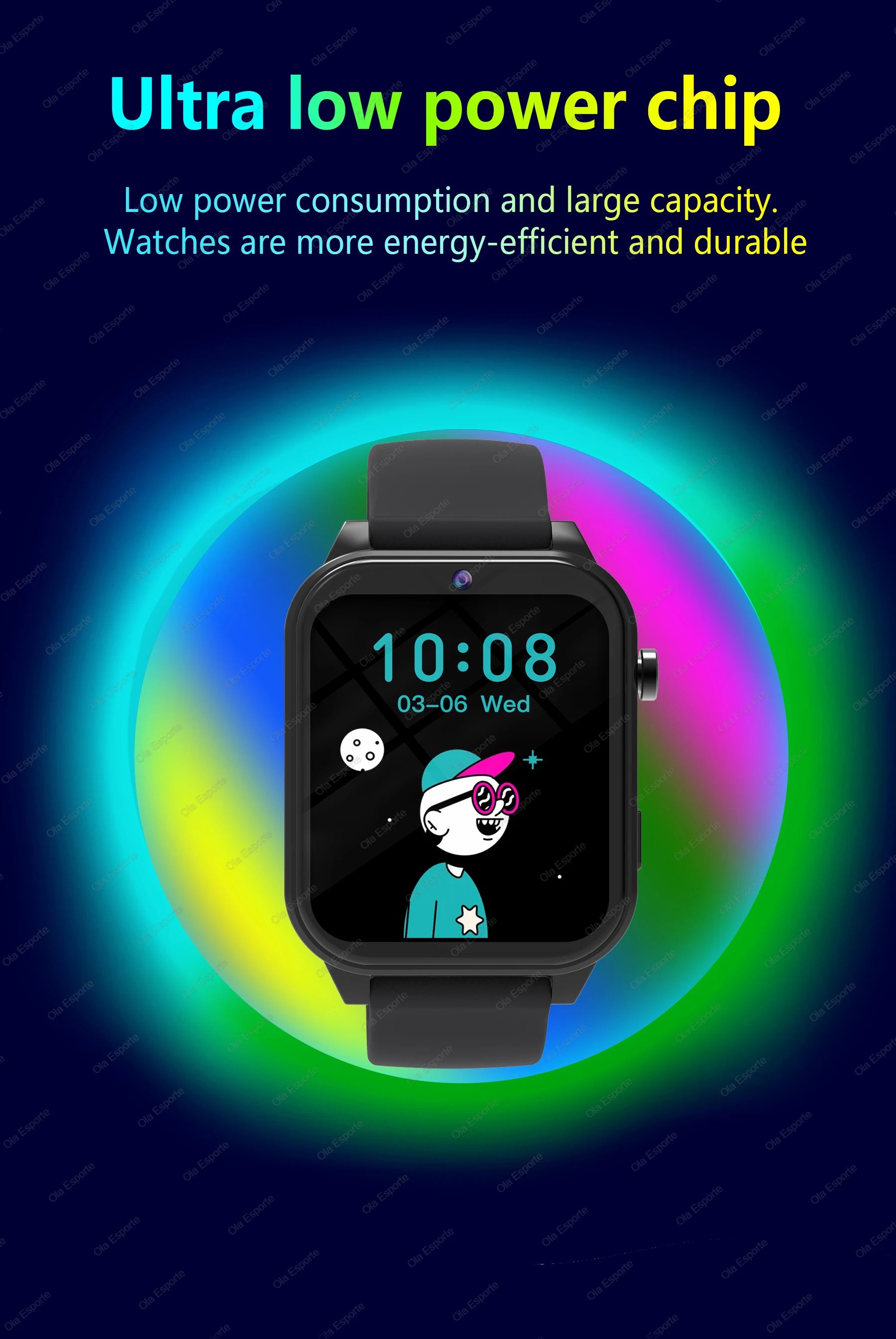 Kids Digital Smart Watch – 18 Games, Pedometer, Sleep Tracker, Calculator &amp; Stopwatch