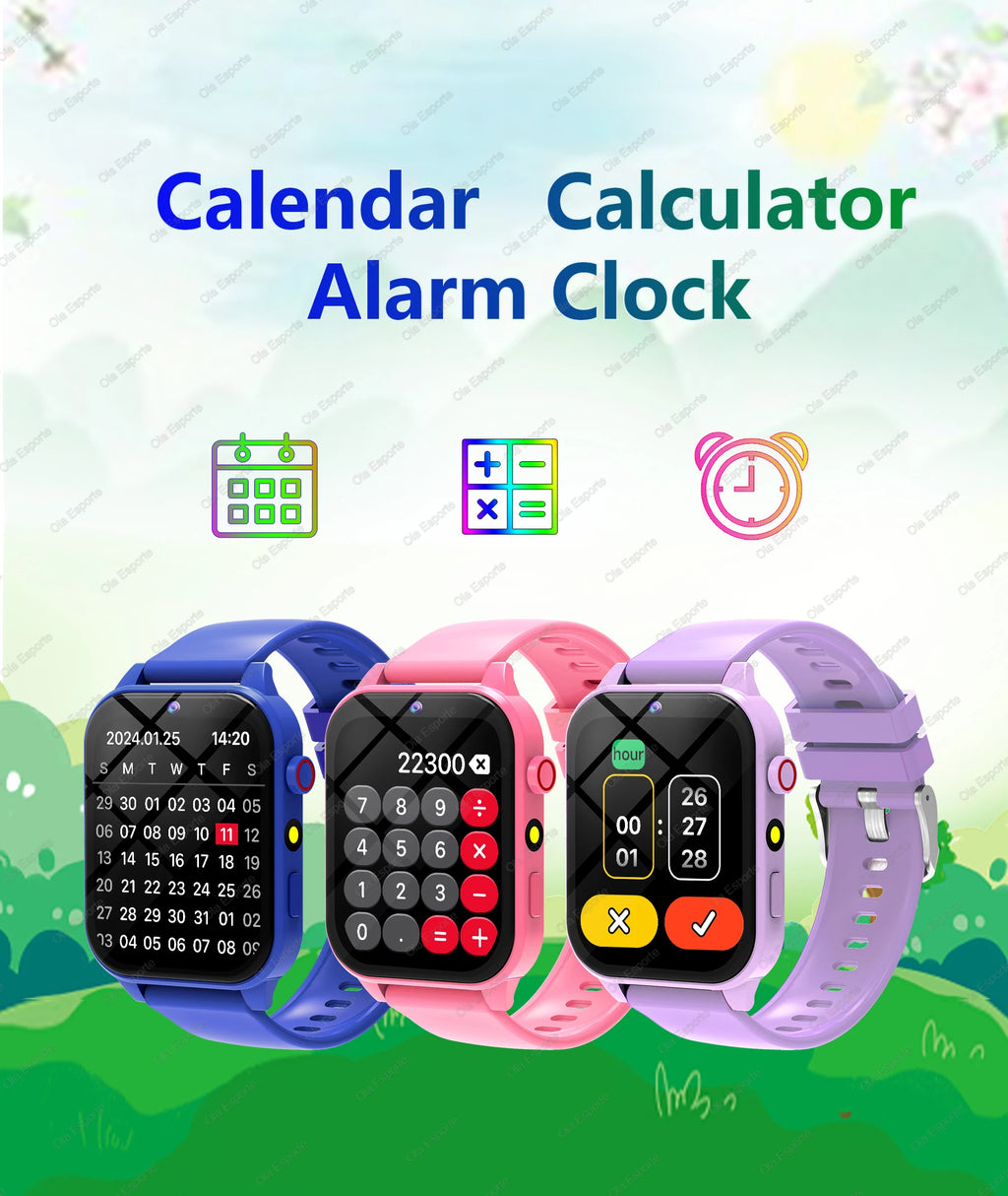 Kids Digital Smart Watch – 18 Games, Pedometer, Sleep Tracker, Calculator &amp; Stopwatch