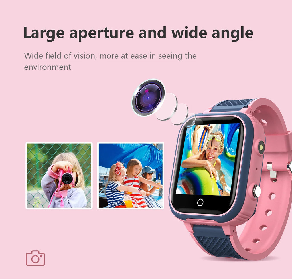 Kids 4G GPS Smartwatch – Video Calls, SOS, Camera &amp; IP67 Waterproof Protection
