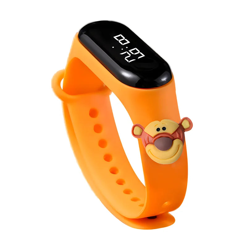 LED Digital Kids Watch – Waterproof Sports Design with Dinosaur &amp; Unicorn