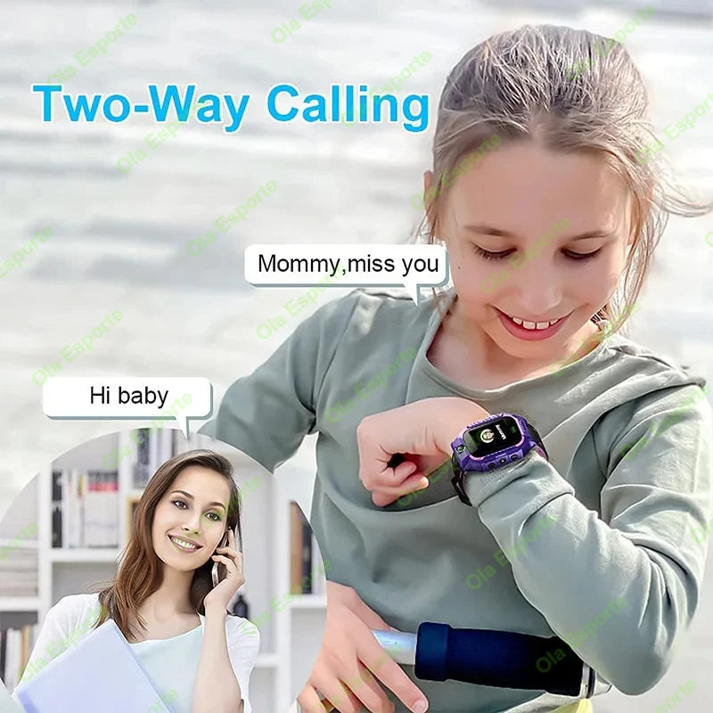 Kids Smart Watch 2G – GPS, SOS, SIM Card, Video Call, Camera &amp; Waterproof