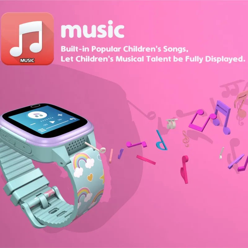 Kids Smartwatch with IPS Touch Screen – Dual Cameras, Games, Music, Video &amp; Pedometer