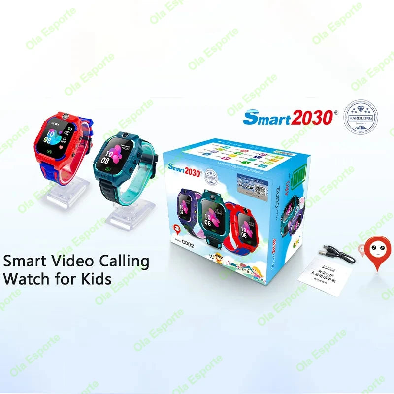 Kids Smart Watch 2G – GPS, SOS, SIM Card, Video Call, Camera &amp; Waterproof