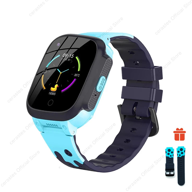 Next-Gen Kids Smart Watch – 4G, GPS, Video Call, Waterproof &amp; Temperature Monitor