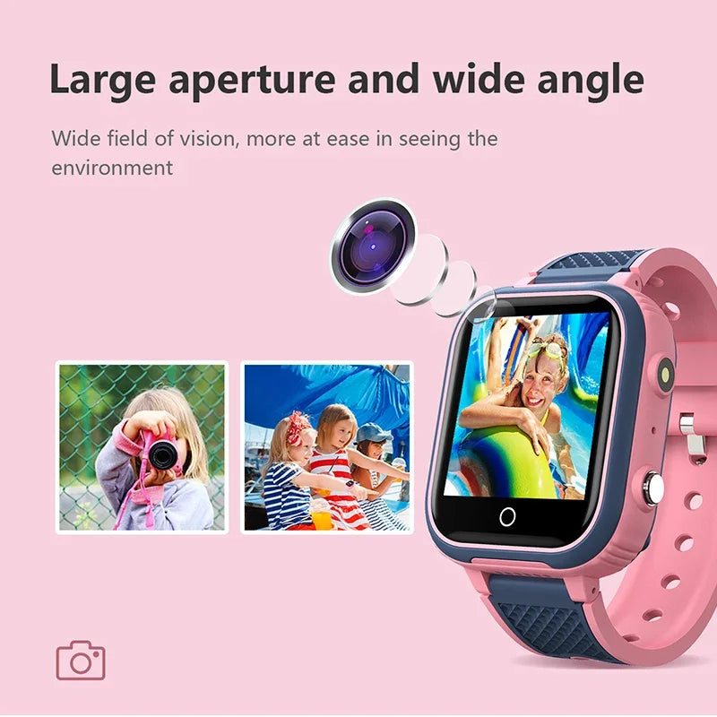 Kids 4G GPS Smartwatch – Video Calls, SOS, Camera &amp; IP67 Waterproof Protection