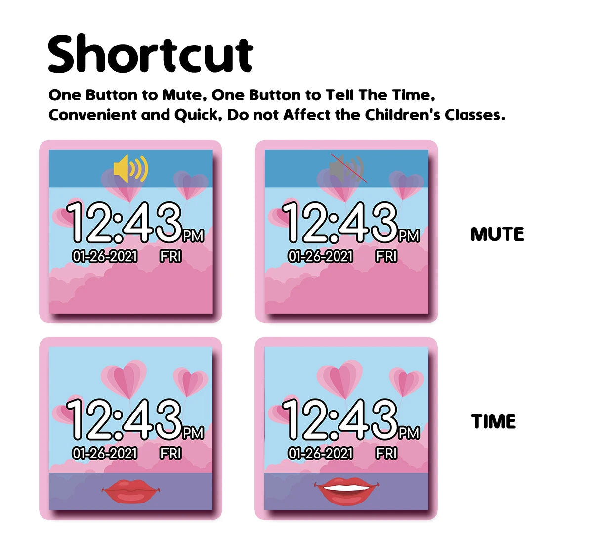 Kids Smartwatch with IPS Touch Screen – Dual Cameras, Games, Music, Video &amp; Pedometer