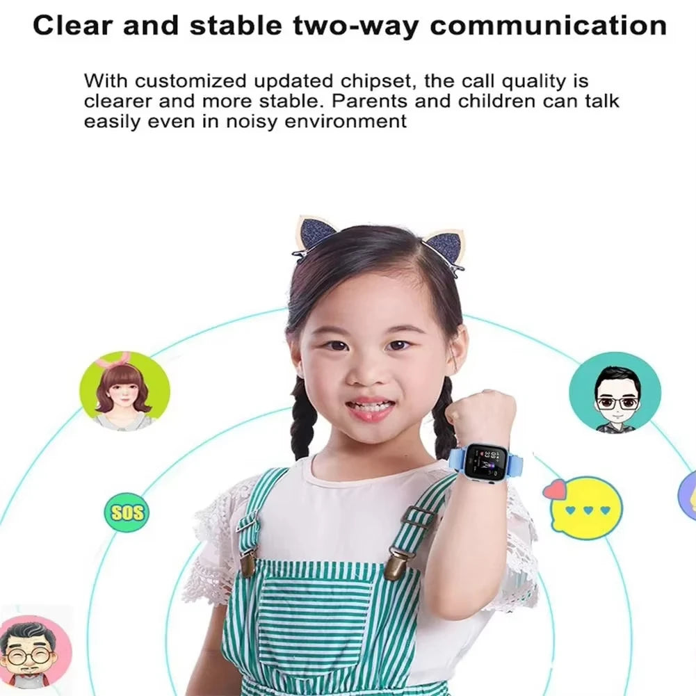 Smart Safety Watch for Kids – 4G GPS, SOS, Camera, SIM Card &amp; Waterproof Protection