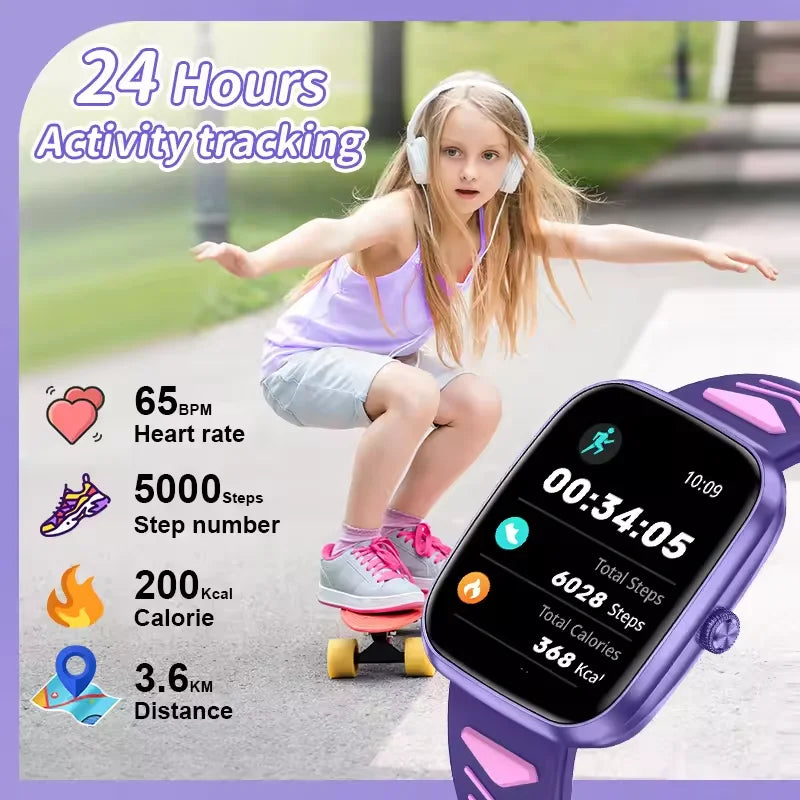 Smart Learning Watch for Kids – HD Touch Screen, Music, Games &amp; App Connection