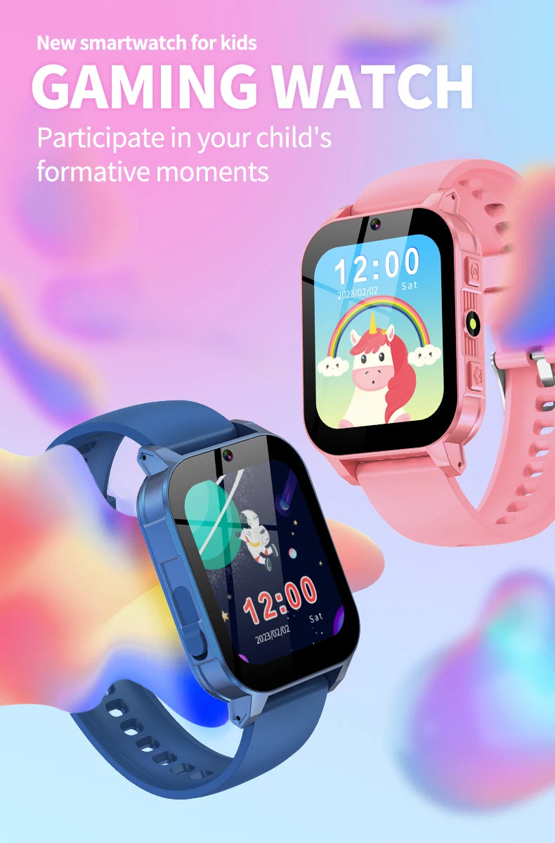 Kids Digital Smartwatch – Camera, Music &amp; Video Player, Flashlight, Pedometer &amp; Games