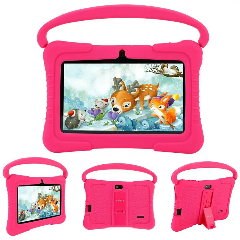 Interactive Android Tablet for Kids – 7-Inch, 64GB, Shockproof, WiFi, Bluetooth &amp; Parental Control