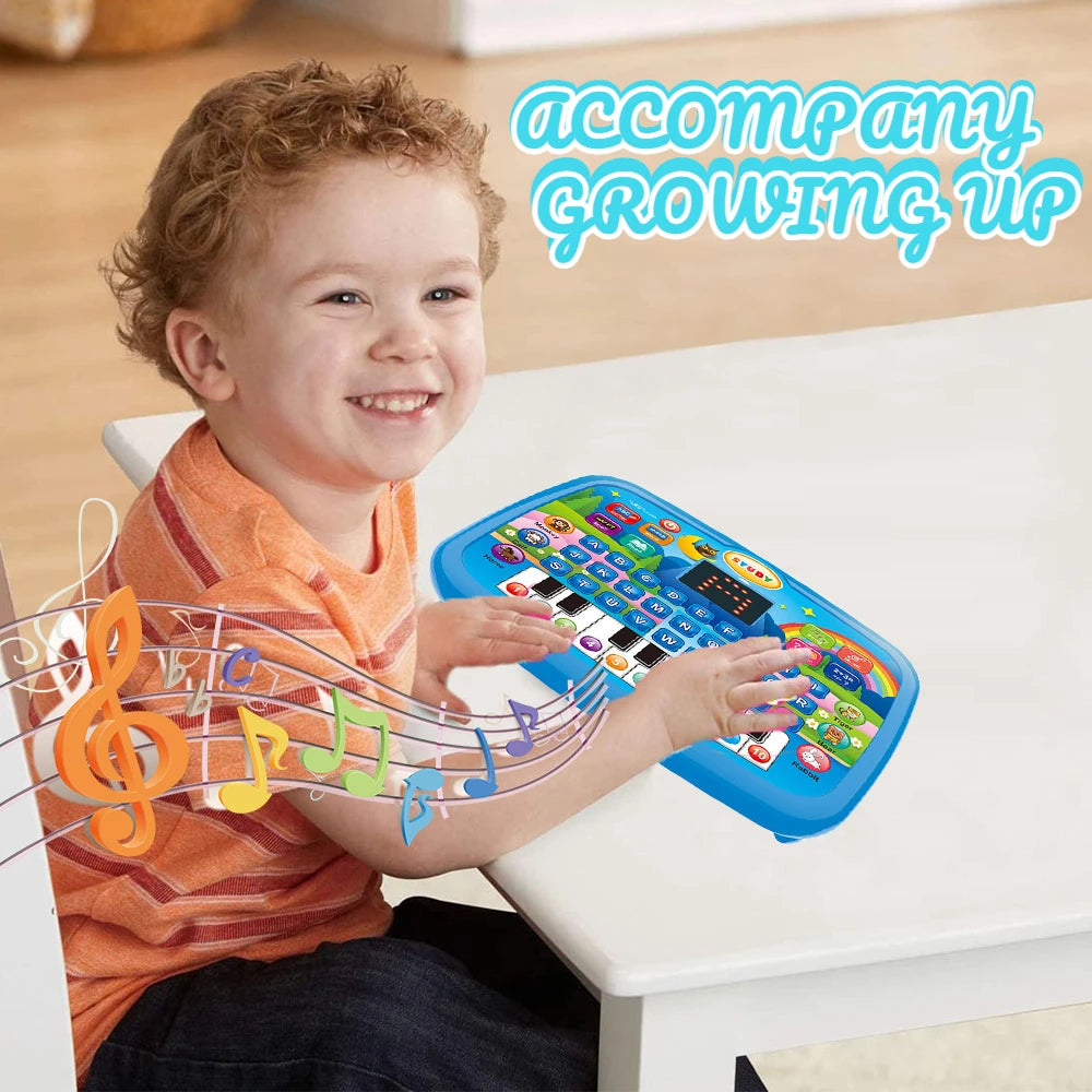 Kids Smart Learning Tablet – Educational Toy with Music, Math &amp; Keyboard Features