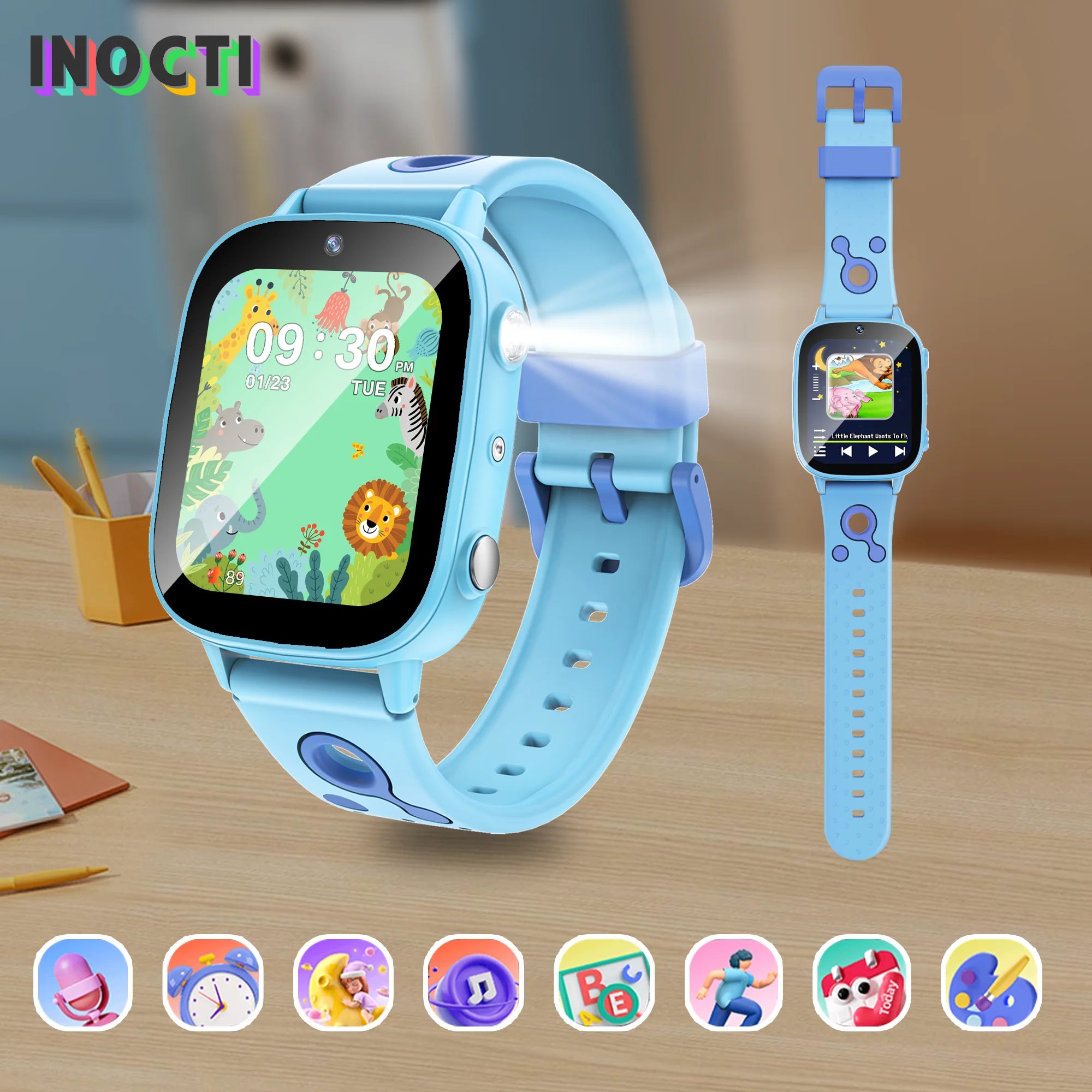 Educational Kids Smart Watch – HD Touch Screen, Games, Camera &amp; Sleep Tracker
