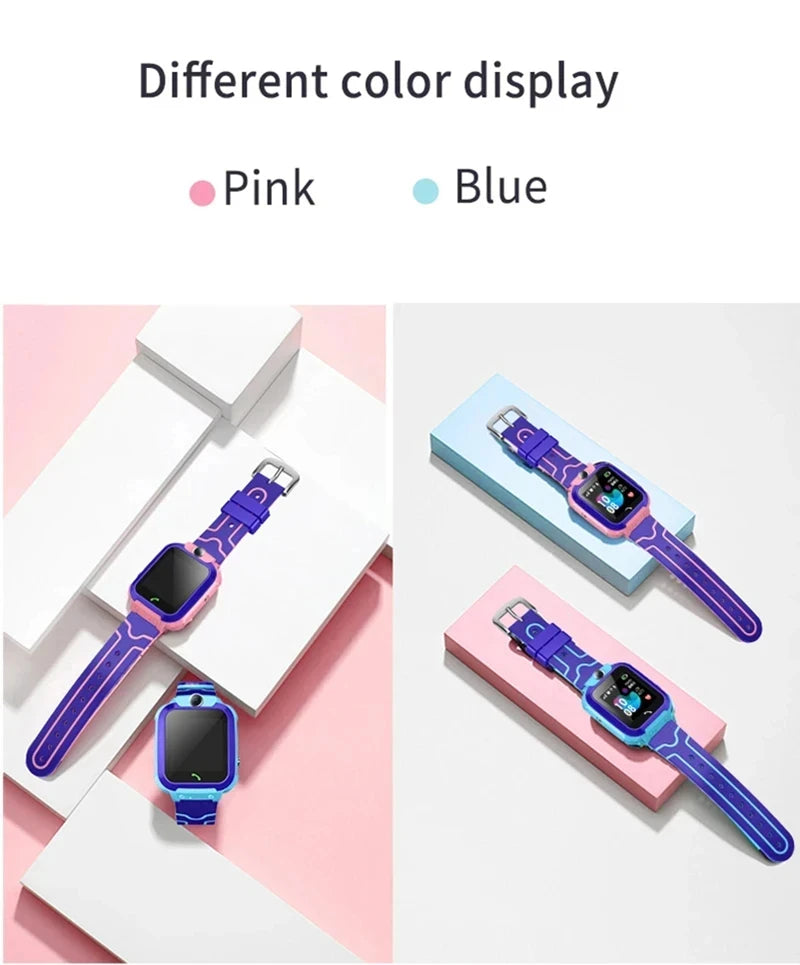 Kids Smart Watch – SOS, GPS Location, SIM Card Call, Camera &amp; Waterproof | iOS &amp; Android