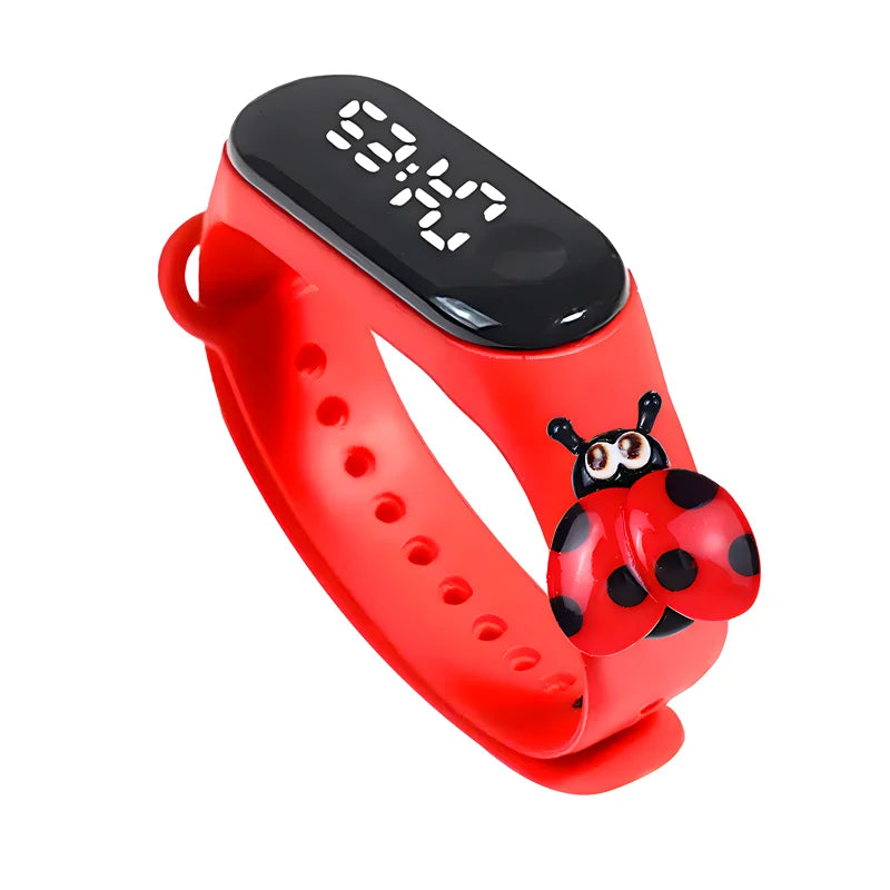 LED Digital Kids Watch – Waterproof Sports Design with Dinosaur &amp; Unicorn