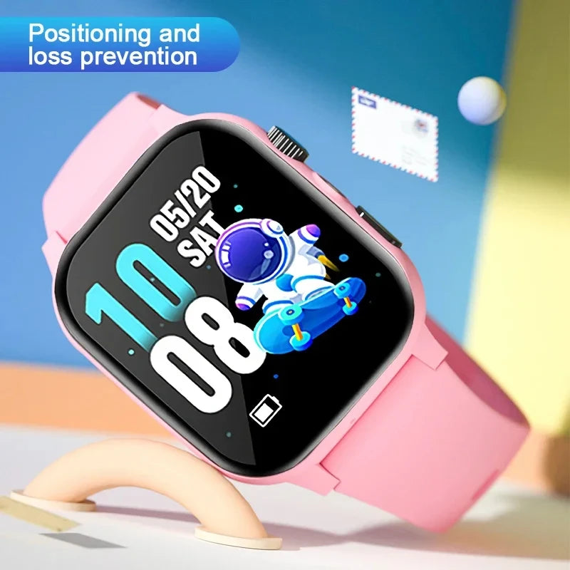 Smart Safety Watch for Kids – 4G GPS, SOS, Camera, SIM Card &amp; Waterproof Protection