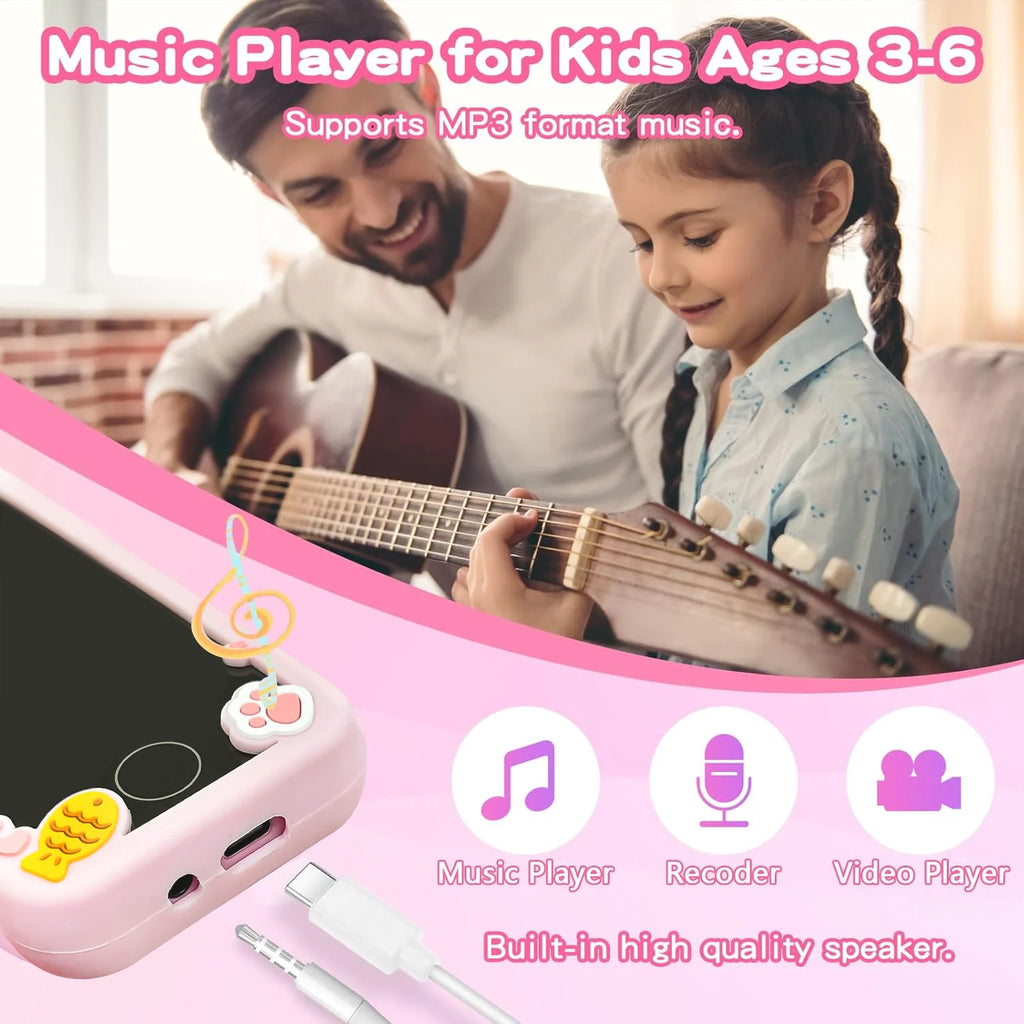 Kids Interactive Smart Toy Phone – Touchscreen, Dual Camera, MP3 Music Player &amp; Fun Learning