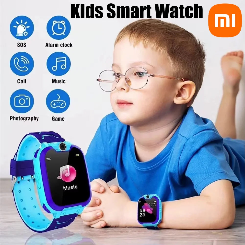 Kids Smart Watch – SOS, GPS Location, SIM Card Call, Camera &amp; Waterproof | iOS &amp; Android