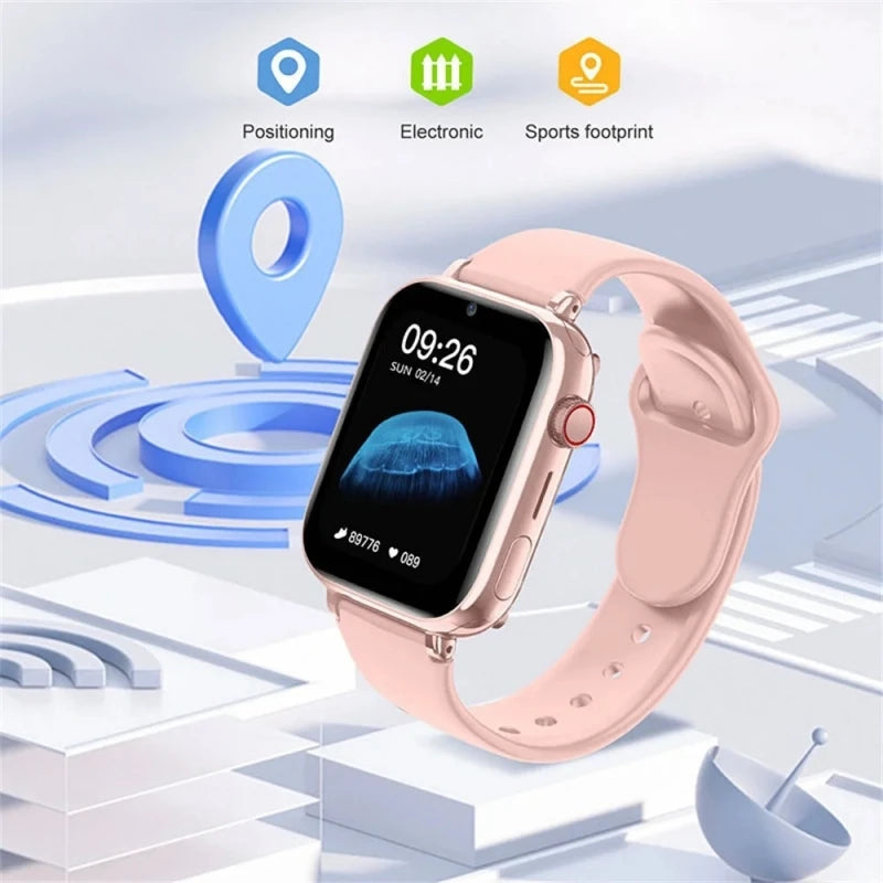 Kids 4G Smartwatch – GPS Location, SOS, Video Call, WiFi, Camera &amp; Waterproof