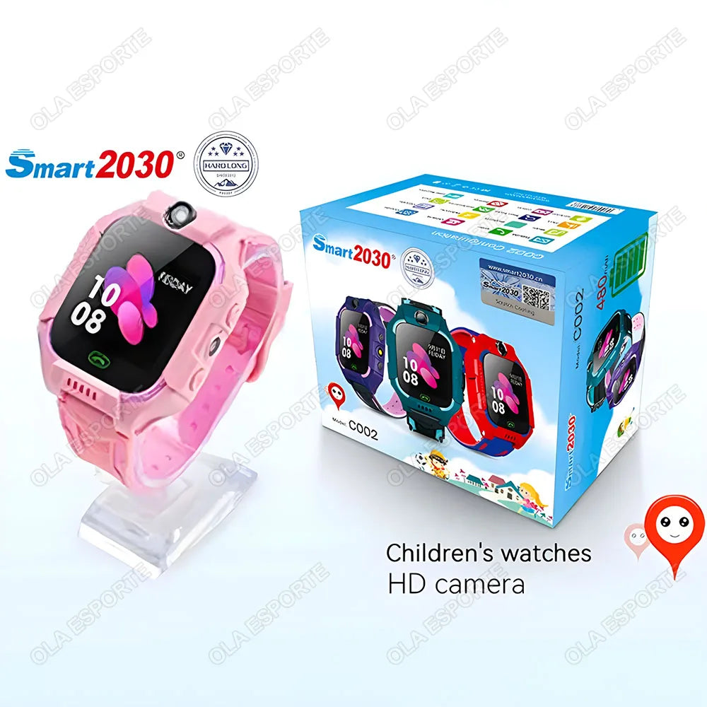 Kids Smart Watch 2G – GPS, SOS, SIM Card, Video Call, Camera &amp; Waterproof