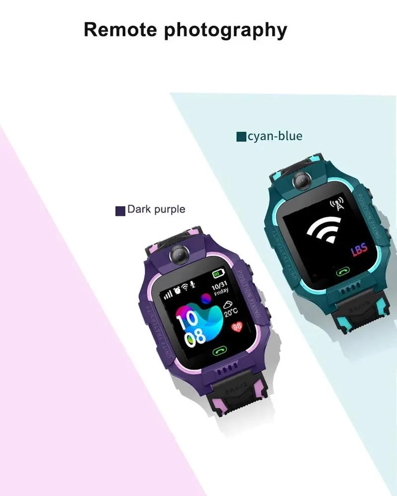Interactive Kids Smart Watch – SIM Card, Phone Calls, Camera, Voice Requests &amp; Touch Screen