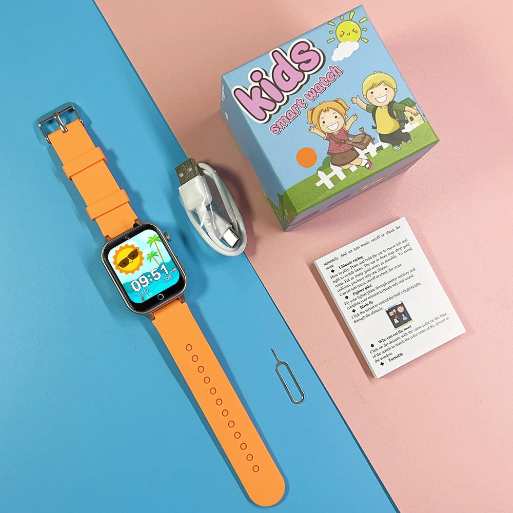 Advanced Kids Smart Watch – Games, Music Player, Video, Habit Tracker &amp; Alarm Clock
